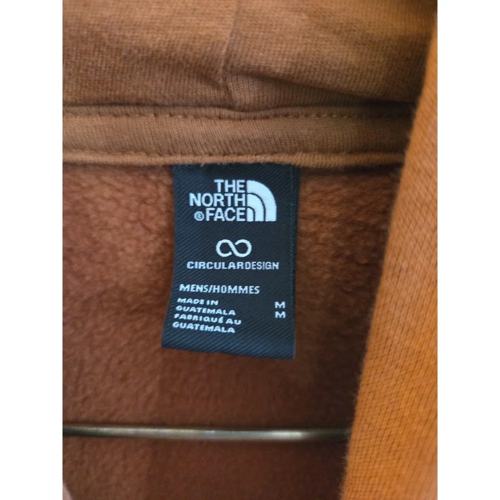 The North Face Hoodie Sweater Mens Medium Burnt Color Outdoors Logo Hiking